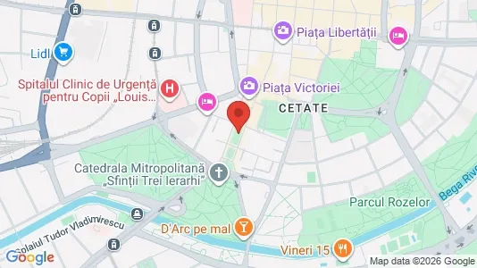 Apartments for rent i Timişoara - kort over placeringen