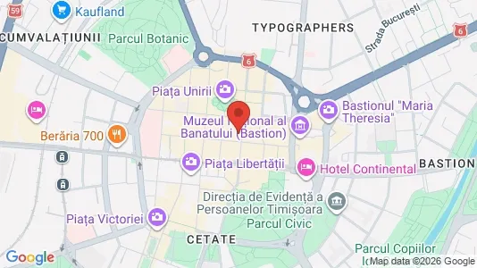 Apartments for rent i Timişoara - kort over placeringen