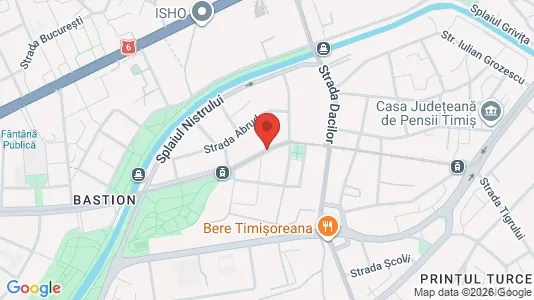 Apartments for rent i Timişoara - kort over placeringen