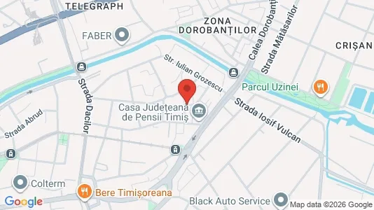 Apartments for rent i Timişoara - kort over placeringen