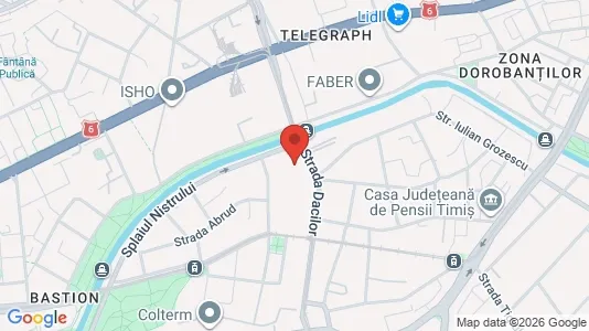 Apartments for rent i Timişoara - kort over placeringen