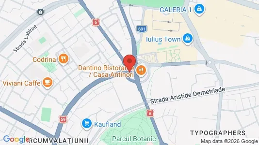 Apartments for rent i Timişoara - kort over placeringen