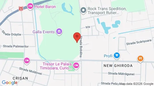 Apartments for rent i Ghiroda - kort over placeringen