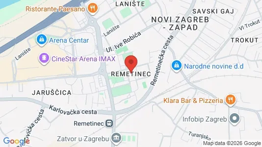 Apartments for rent i Sljeme (Medvednica-Tomislavac) - kort over placeringen