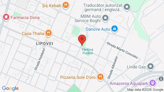 Apartments for rent i Timişoara - kort over placeringen
