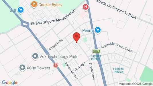 Apartments for rent i Timişoara - kort over placeringen