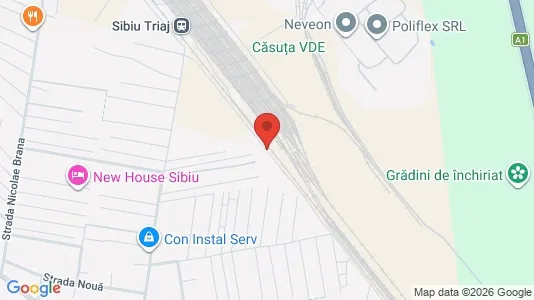 Apartments for rent i Sibiu - kort over placeringen