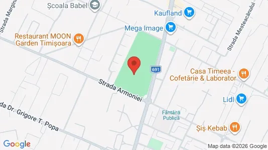 Apartments for rent i Timişoara - kort over placeringen