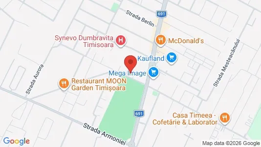 Apartments for rent i Timişoara - kort over placeringen