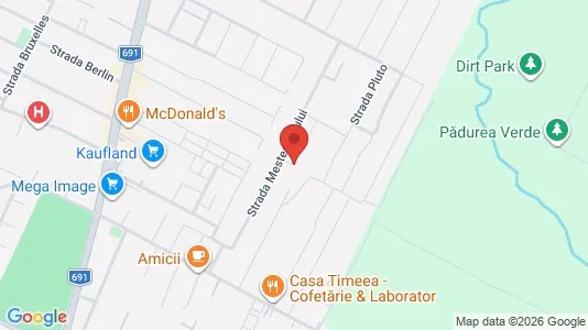 Apartments for rent i Timişoara - kort over placeringen