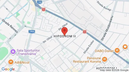 Apartments for rent i Sibiu - kort over placeringen