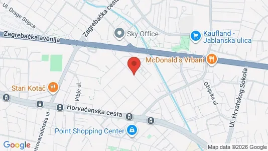 Apartments for rent i Sljeme (Medvednica-Tomislavac) - kort over placeringen