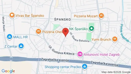 Apartments for rent i Sljeme (Medvednica-Tomislavac) - kort over placeringen