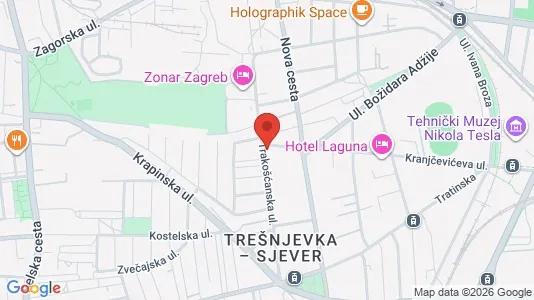 Apartments for rent i Sljeme (Medvednica-Tomislavac) - kort over placeringen