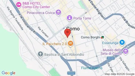 Apartments for rent i Como - kort over placeringen