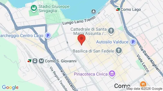 Apartments for rent i Como - kort over placeringen