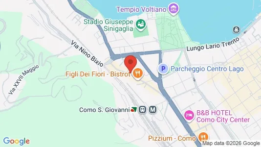 Apartments for rent i Como - kort over placeringen