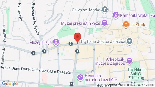 Apartments for rent i Sljeme (Medvednica-Tomislavac) - kort over placeringen