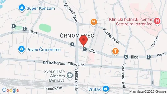 Apartments for rent i Sljeme (Medvednica-Tomislavac) - kort over placeringen