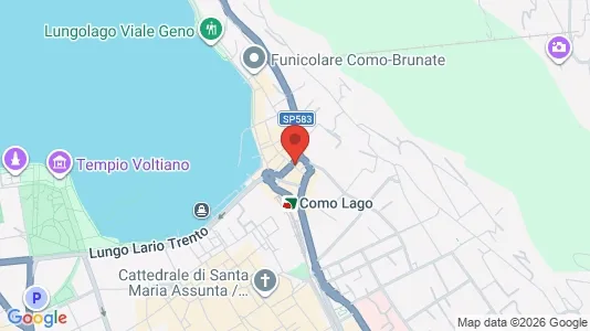Apartments for rent i Como - kort over placeringen