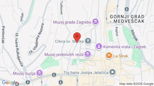 Apartments for rent i Sljeme (Medvednica-Tomislavac) - kort over placeringen