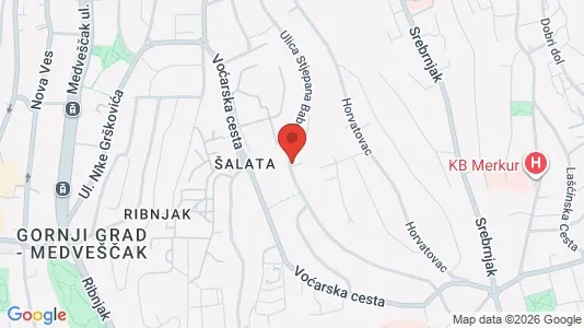 Apartments for rent i Sljeme (Medvednica-Tomislavac) - kort over placeringen