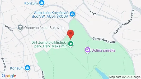 Apartments for rent i Sljeme (Medvednica-Tomislavac) - kort over placeringen