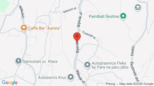 Apartments for rent i Sljeme (Medvednica-Tomislavac) - kort over placeringen