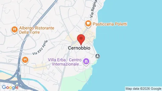 Apartments for rent i Cernobbio - kort over placeringen