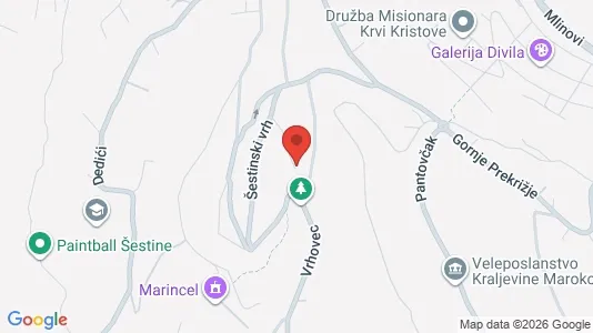 Apartments for rent i Sljeme (Medvednica-Tomislavac) - kort over placeringen