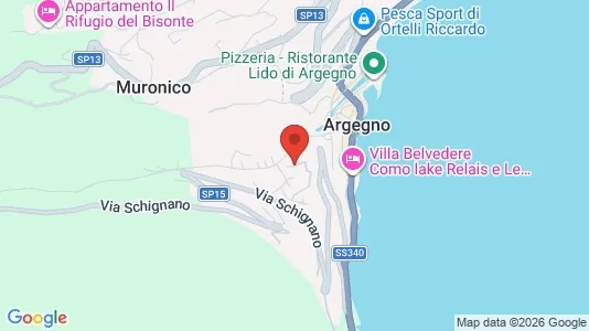 Apartments for rent i Argegno - kort over placeringen