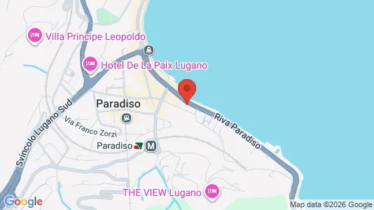 Apartments for rent i Lugano - kort over placeringen