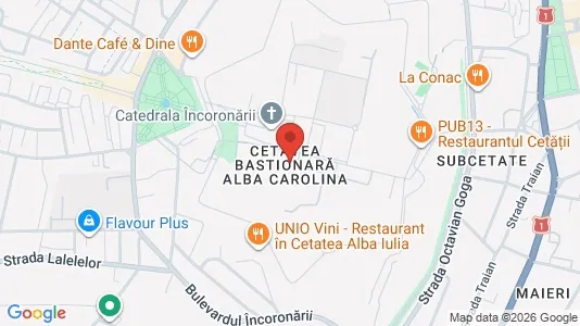Apartments for rent i Alba Iulia - kort over placeringen