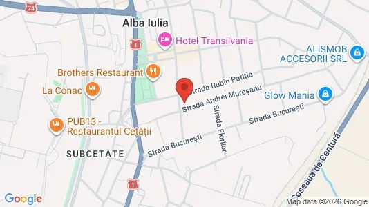 Apartments for rent i Alba Iulia - kort over placeringen