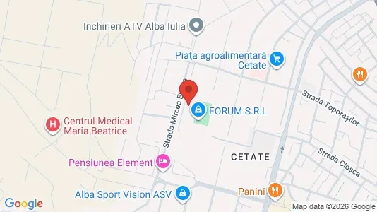 Apartments for rent i Alba Iulia - kort over placeringen