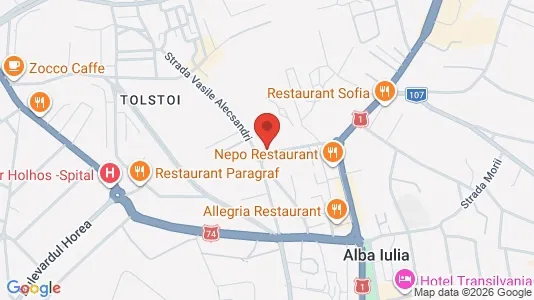 Apartments for rent i Alba Iulia - kort over placeringen