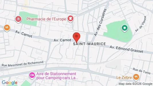 Apartments for rent i La Rochelle - kort over placeringen