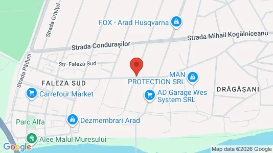 Apartments for rent i Arad - kort over placeringen