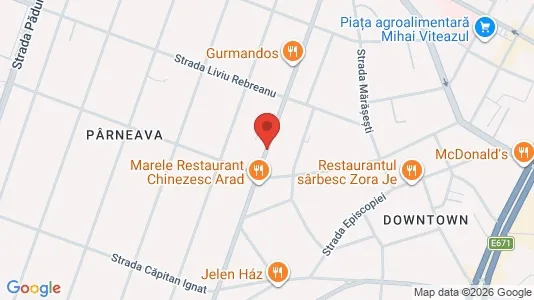 Apartments for rent i Arad - kort over placeringen