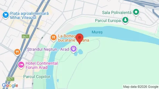 Apartments for rent i Arad - kort over placeringen