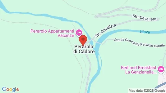 Apartments for rent i Chies d'Alpago - kort over placeringen