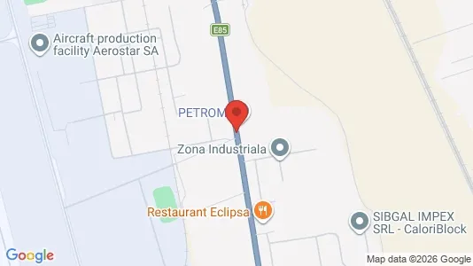 Apartments for rent i Bacău - kort over placeringen