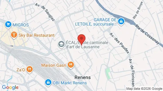 Apartments for rent i Ouest Lausannois - kort over placeringen