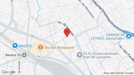 Apartments for rent i Ouest Lausannois - kort over placeringen