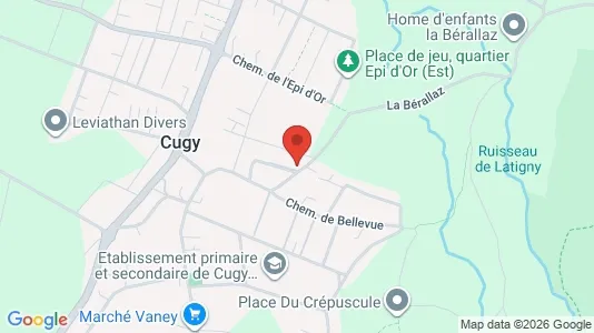 Rooms for rent i Gros-de-Vaud - kort over placeringen