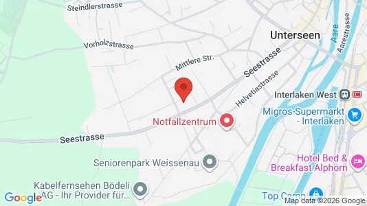 Apartments for rent i Interlaken-Oberhasli - kort over placeringen