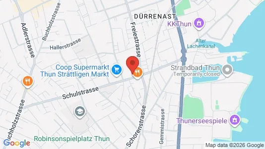 Apartments for rent i Thun - kort over placeringen