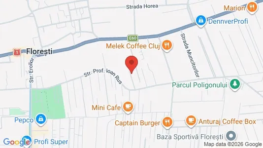 Apartments for rent i Cluj-Napoca - kort over placeringen