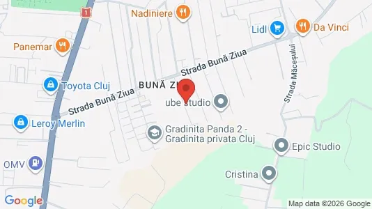 Apartments for rent i Cluj-Napoca - kort over placeringen