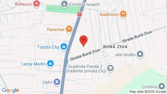 Apartments for rent i Cluj-Napoca - kort over placeringen